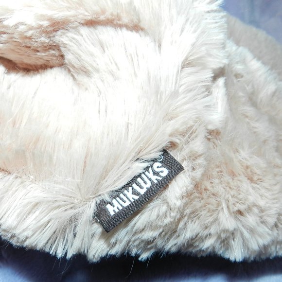 Muk Luks Women's Solid Fur Bootie Slippers Plush Pink XL NWT/NEW - Picture 5 of 15